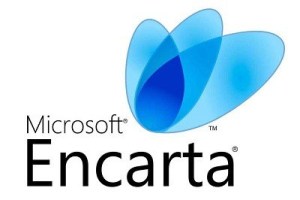 Microsoft student with Encarta premium 2009 logo