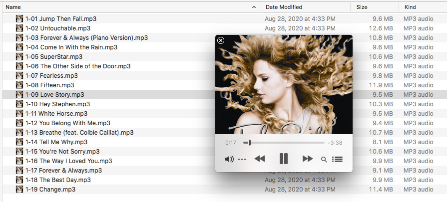 Screenshot of Taylor Swift - Fearless (Platinum Edition)