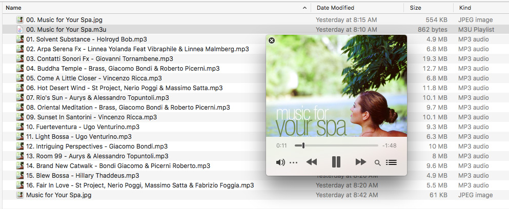  Screenshot of Music for Your Spa - Best Selected Tracks for a Complete Relaxation Experience