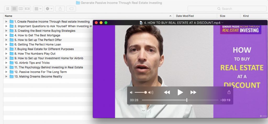 Generate Passive Income Through Real Estate Investing Course Screenshot