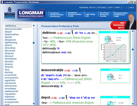 Longman Pronunciation Dictionary 3rd Edition for Windows