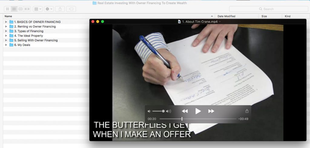 Real Estate Investing With Owner Financing To Create Wealth Course Screenshot