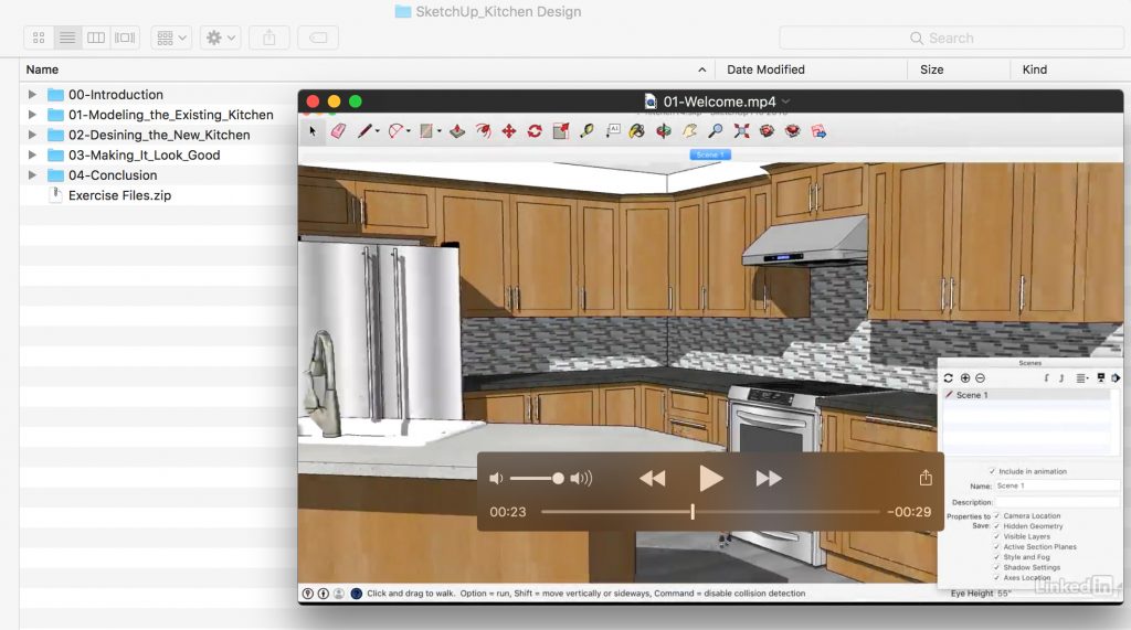 SketchUp: Kitchen Design