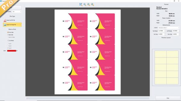 EximiousSoft Business Card Designer Pro 2020 Windows