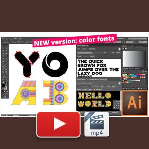 Creating Fonts with Fontself, Illustrator, and Photoshop