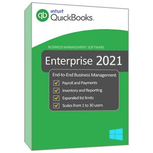 Intuit QuickBooks Enterprise Solutions 2021 for Windows