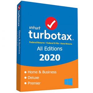 Intuit TurboTax All Editions 2020 with Updates for Windows