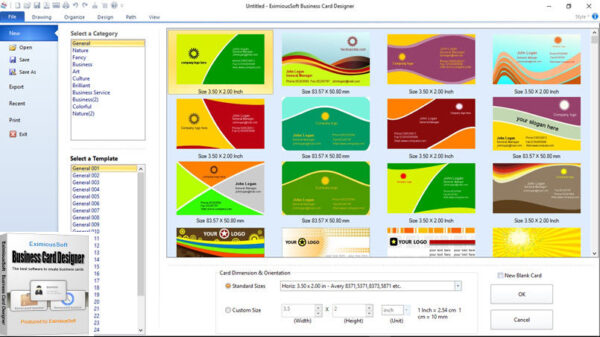 EximiousSoft Business Card Designer Pro 2021 v3.75 Windows