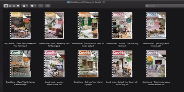 10 GoodHomes UK Magazine Bundle