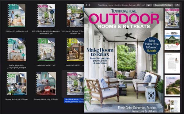 15 Magazine Bundle of Inside Out Home & Interior Design