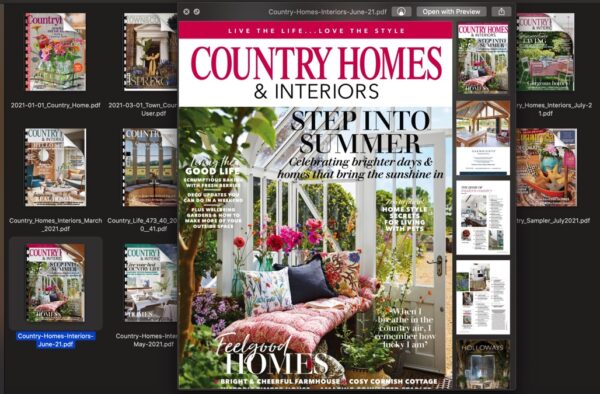 16 Country Homes & Interiors Magazine Bundle