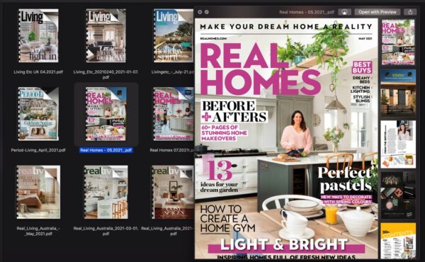 18 Real Homes & Real Living Magazine Bundle