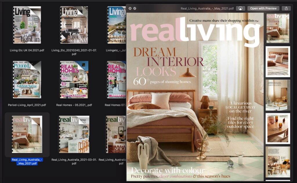 18 Real Homes & Real Living Magazine Bundle