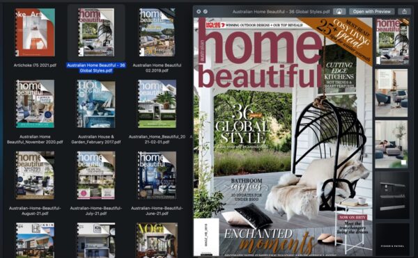 23 Australia Home Beautiful Magazine Bundle