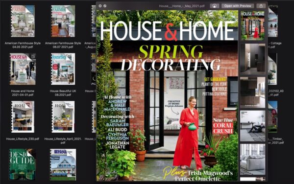 23 House & Home Premiere Design Magazine Bundle