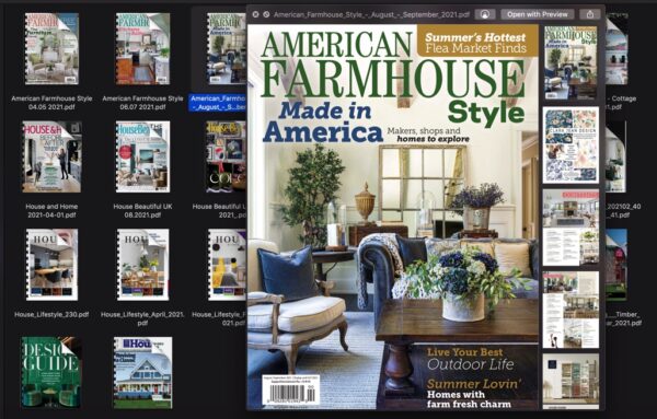 23 House & Home Premiere Design Magazine Bundle