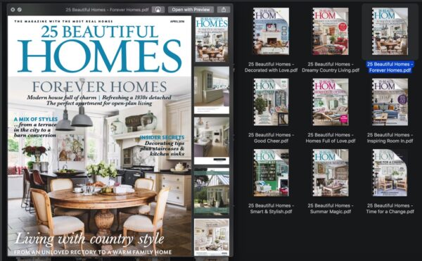 25 Beautiful Homes Magazine Bundle