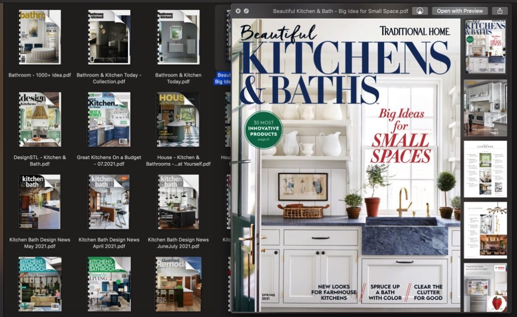 25 Beautiful Kitchen & Bath Magazine Bundle