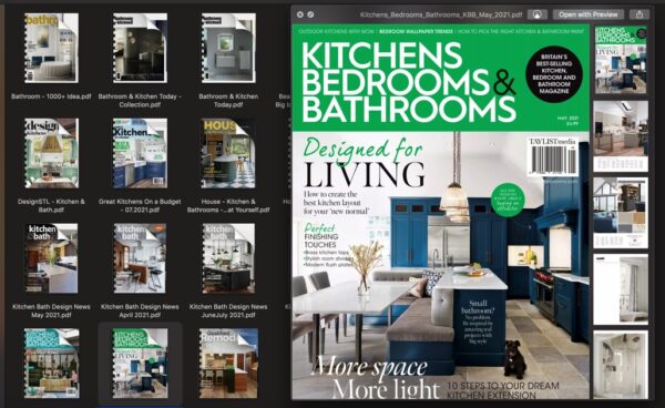 25 Beautiful Kitchen & Bath Magazine Bundle