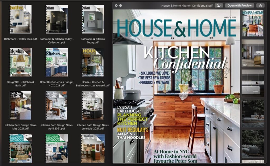 25 Beautiful Kitchen & Bath Magazine Bundle
