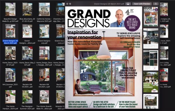 45 Modern Living, Home Design & Decor Magazine Bundle