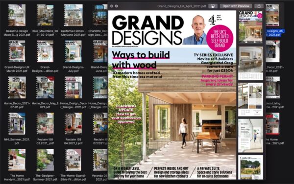 45 Modern Living, Home Design & Decor Magazine Bundle