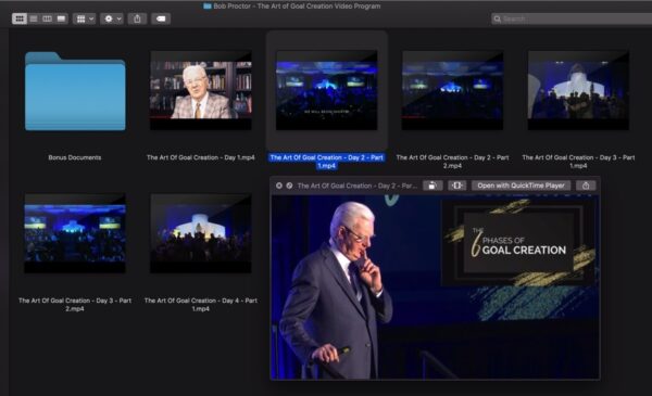 Bob Proctor - The Art of Goal Creation (Full Video Course Program)