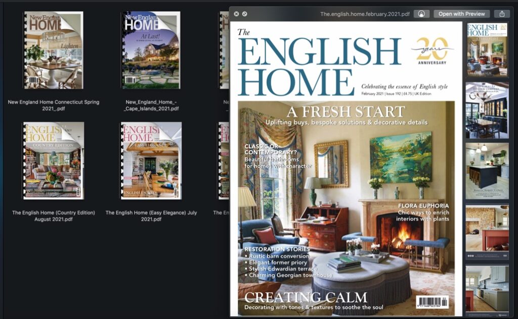 The English Home Magazine Bundle