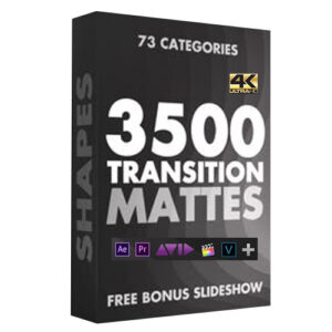 3500 Ultimate Transition Mattes Pack for 4K Video Editor