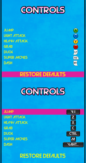 Double Dragon Neon Game Control