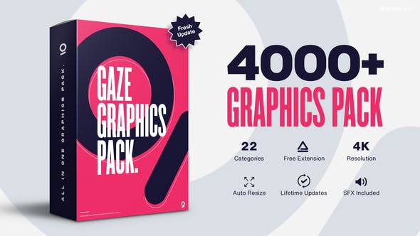 Gaze Graphics Pack 4000+ Animations