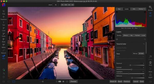 ON1 Photo RAW 2022 Full Version Multilingual for MacOS