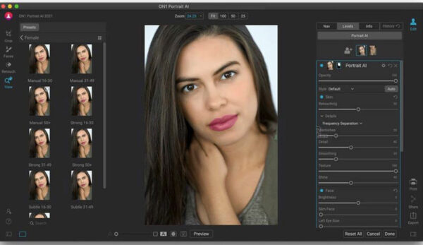 ON1 Portrait AI 2022 Full Version Multilingual for MacOS