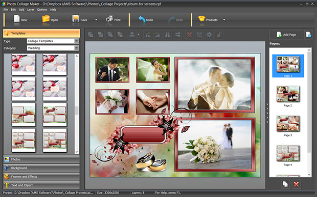 AMS Software Photo Collage Maker 2021 v9.0 Full Version