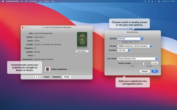 Audiobook Builder 2022 v2.2.2 Full Version MacOS