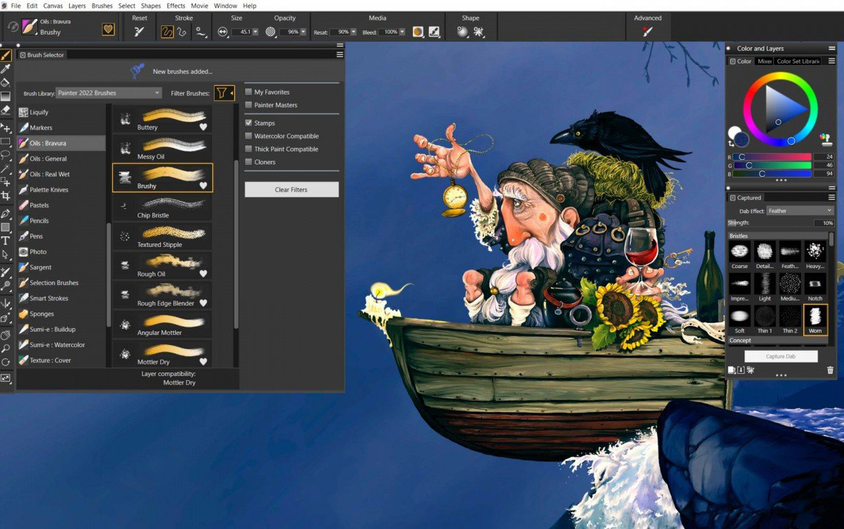 Corel Painter 2022 Full Version + Premium Brush Packs MacOS