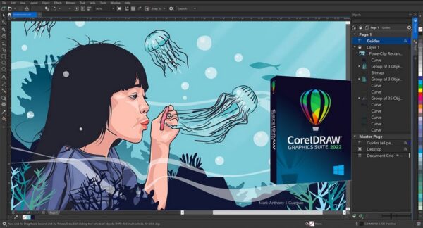 CorelDRAW Graphics Suite 2022 Full Version Lifetime for Windows