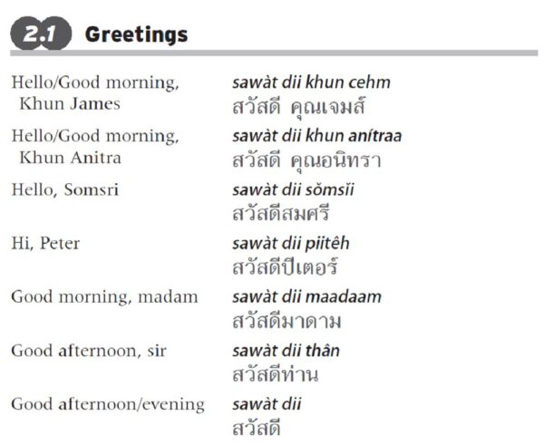 Essential Thai-Speak Thai With Confidence