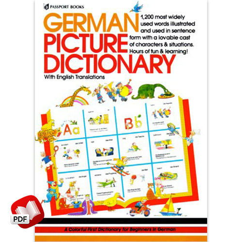 German Picture Dictionary with English Translations