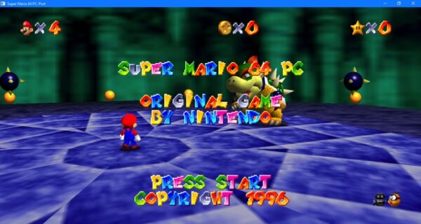 Super Mario 64 HD PC Game Full Version